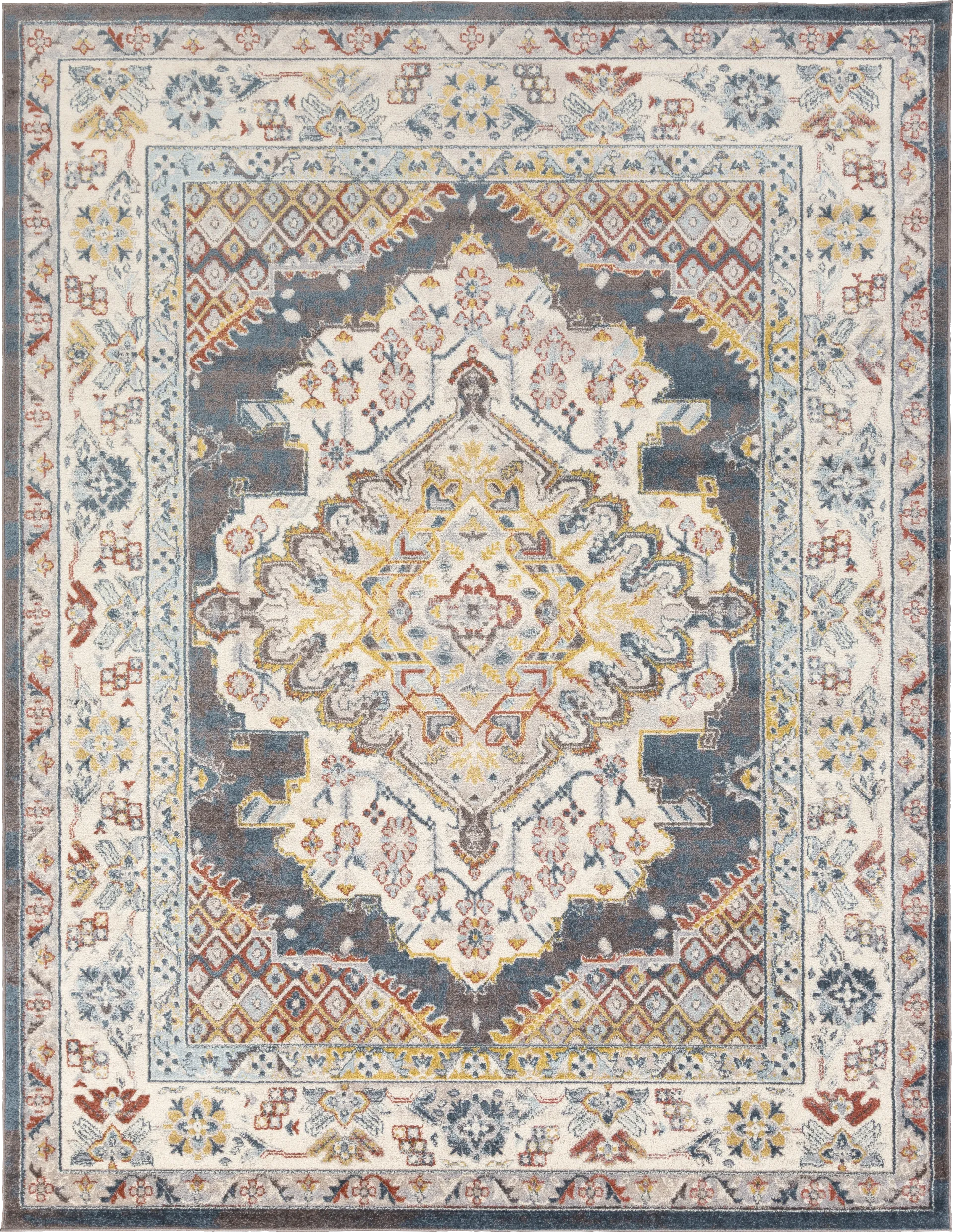 Anilya III Beige 7'10 x 10'3 Rug - Image 1