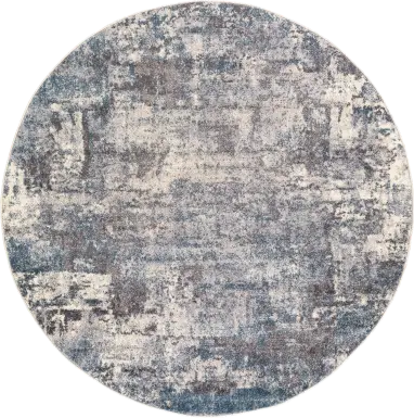 Anilya IV Dark Blue 5'3 Round Rug