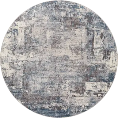 Anilya IV Dark Blue 6'7 Round Rug