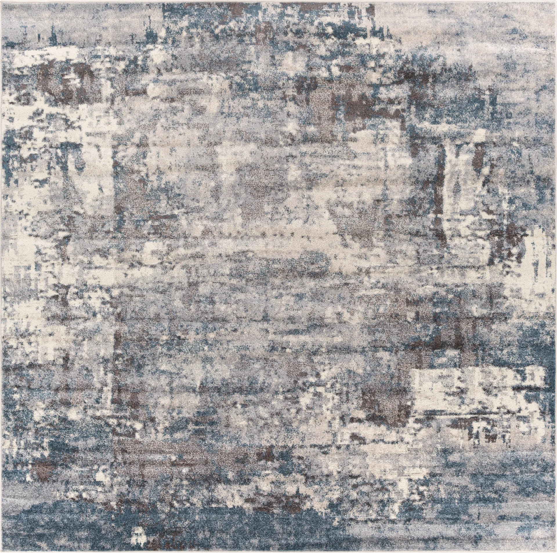 Anilya IV Dark Blue 7'10 Square Rug - Image 1