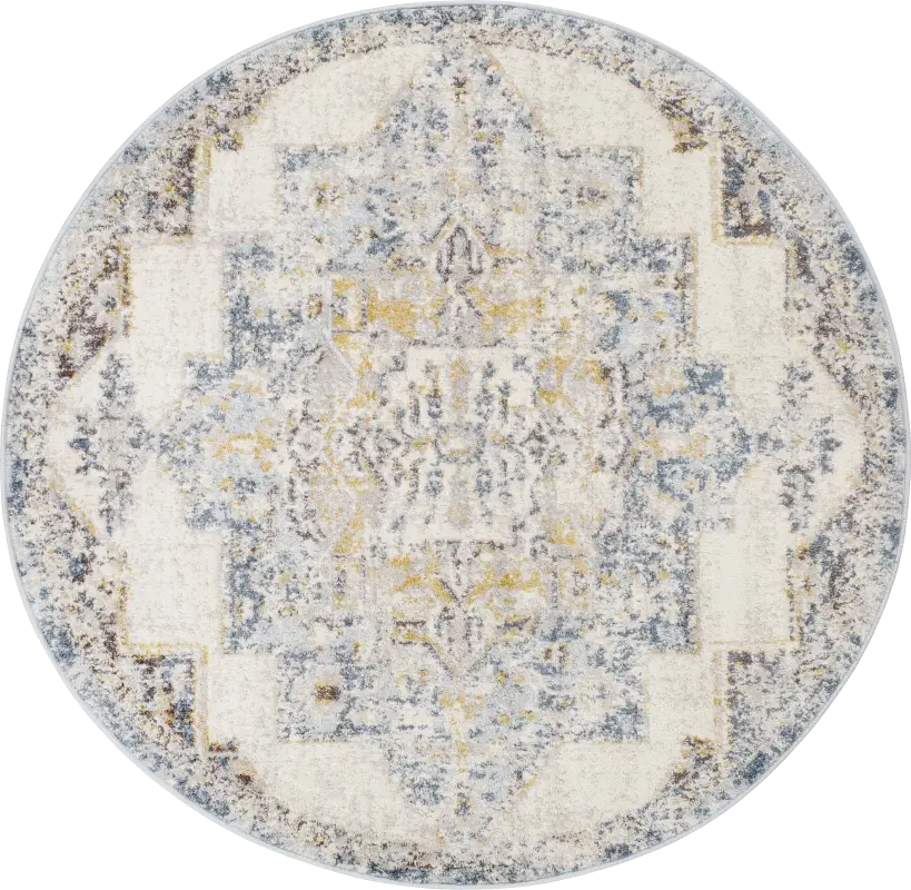 Aloria I Beige 5'3 Round Rug