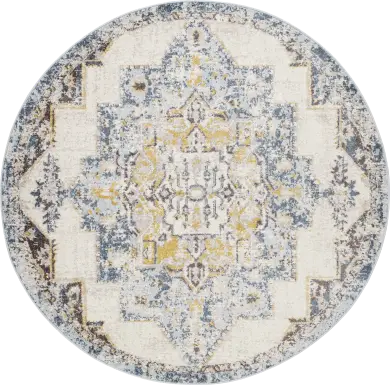 Aloria I Beige 6'7 Round Rug