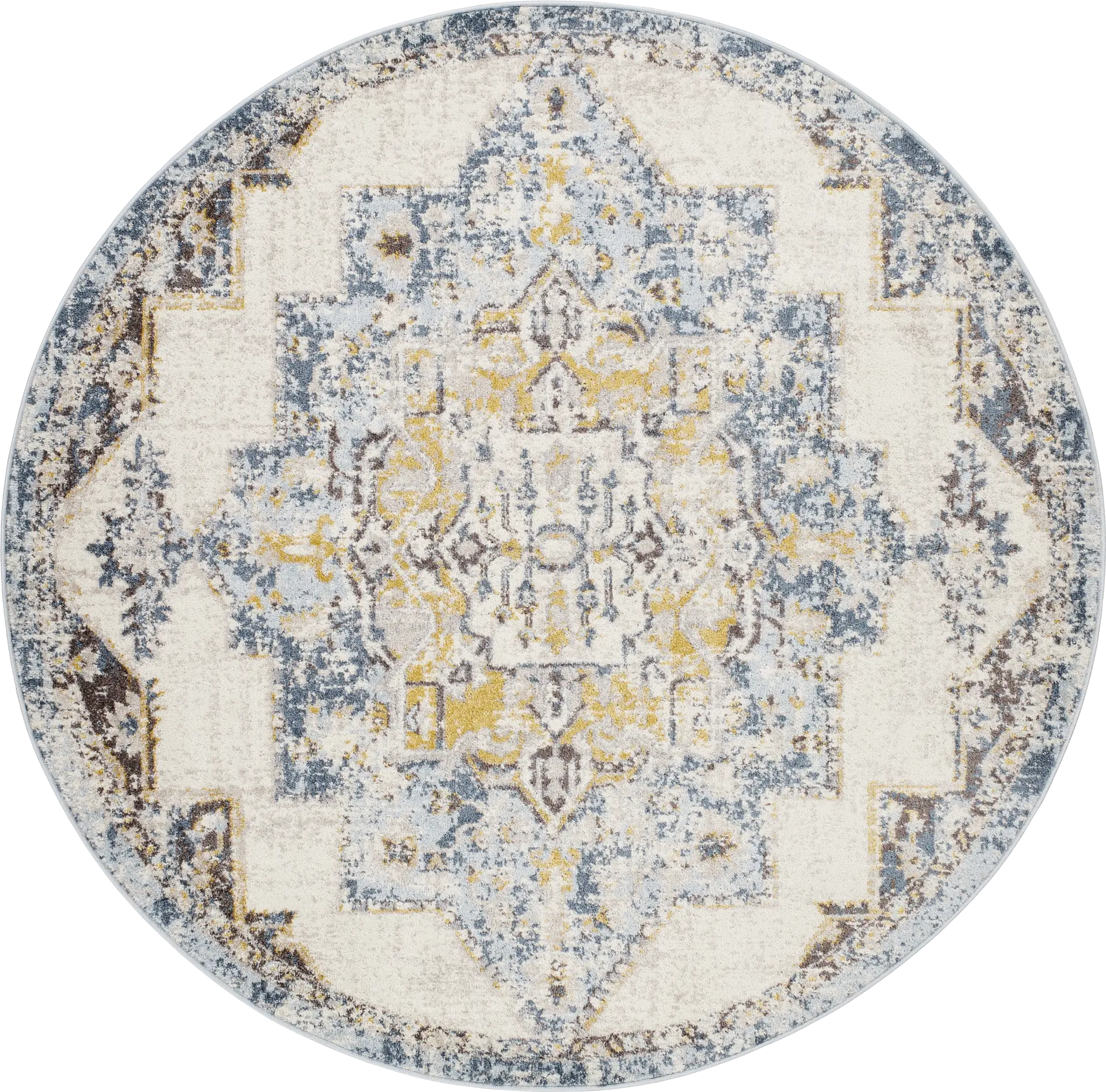 Aloria I Beige 6'7 Round Rug