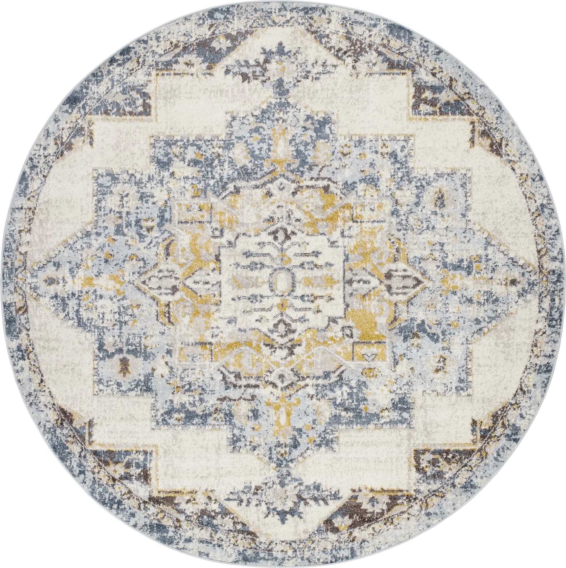 Aloria I Beige 7'10 Round Rug