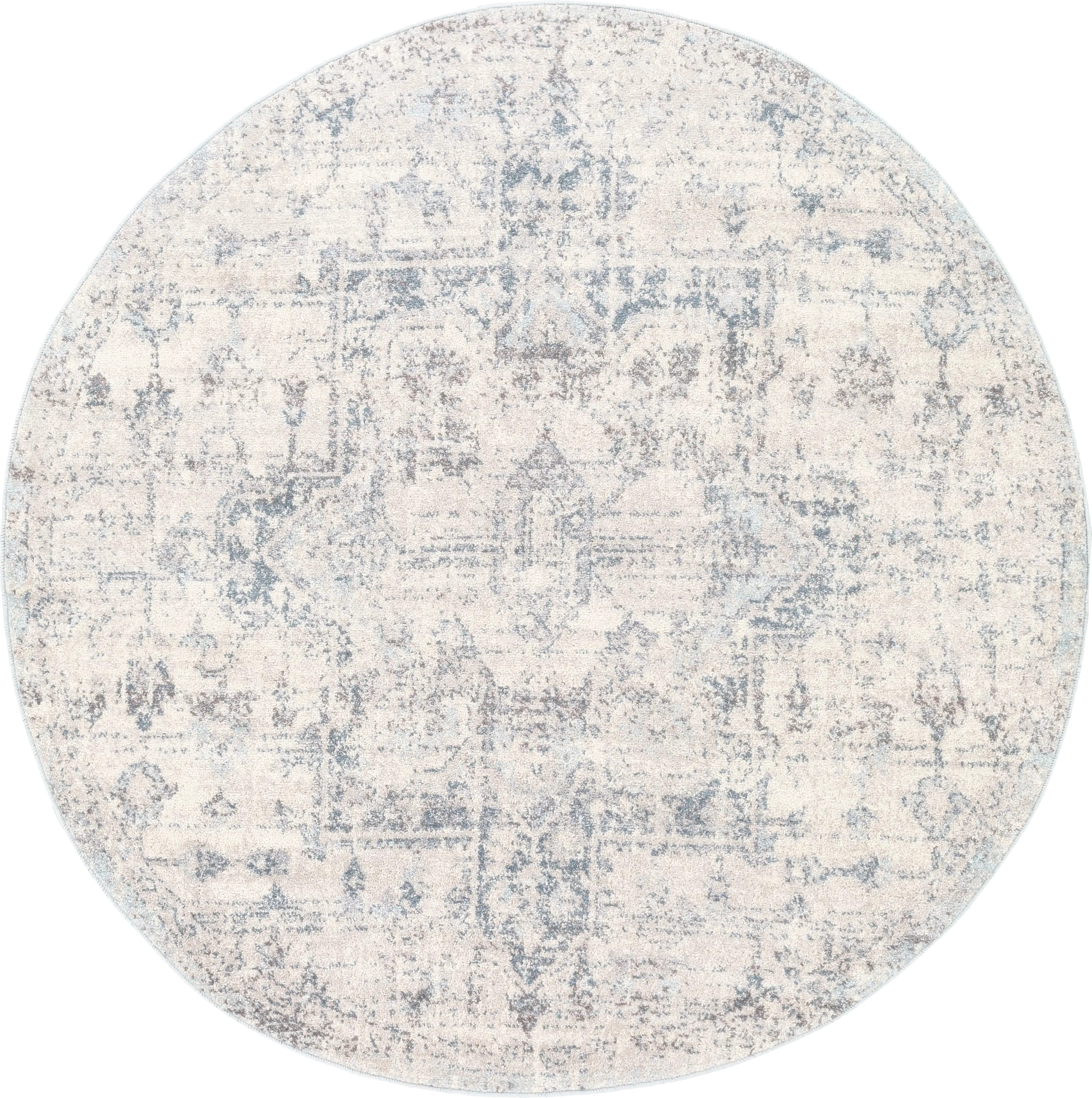 Aloria II Cream 5'3 Round Rug - Thumbnail - Image 1