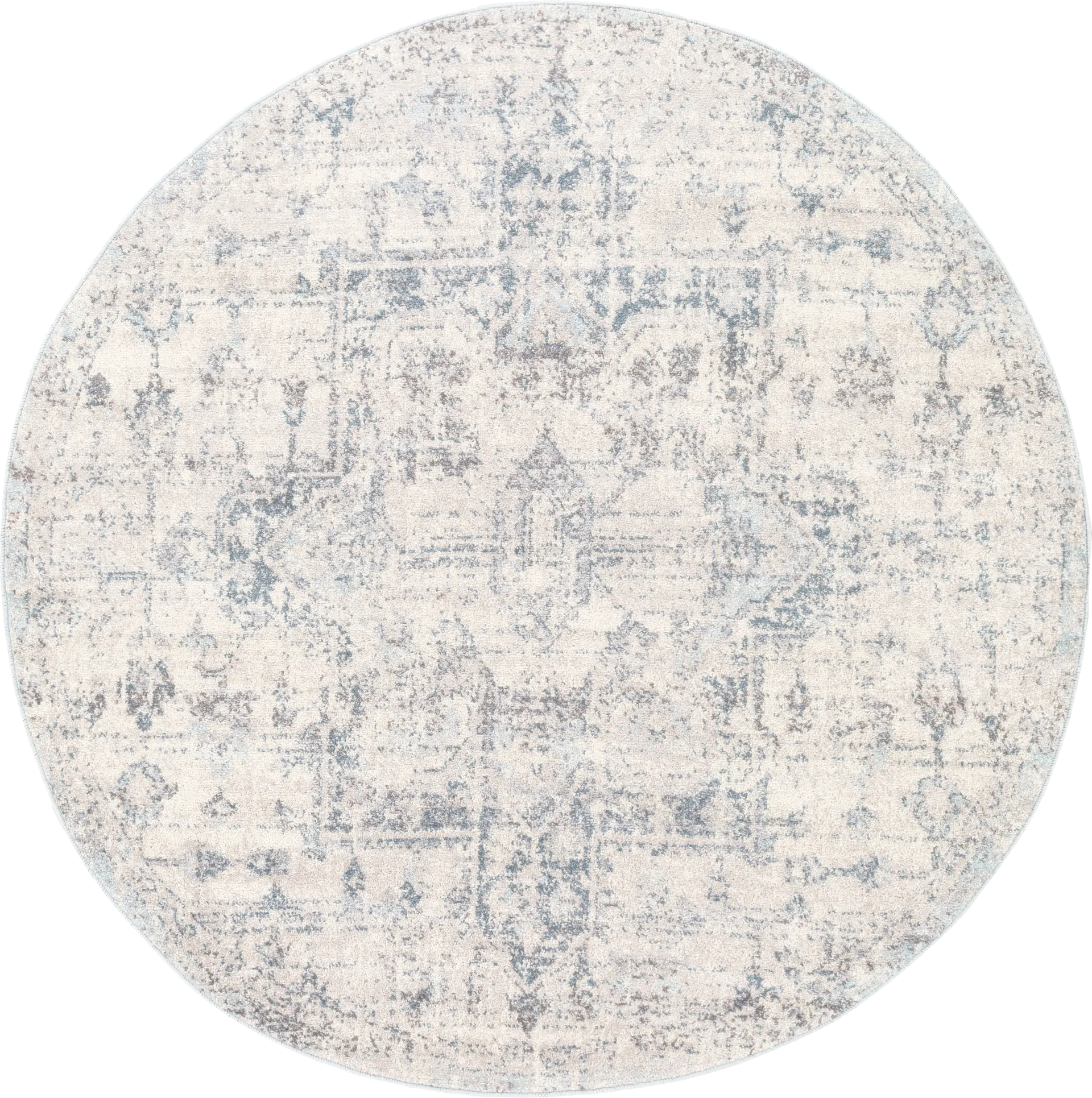 Aloria II Cream 5'3 Round Rug - Image 1