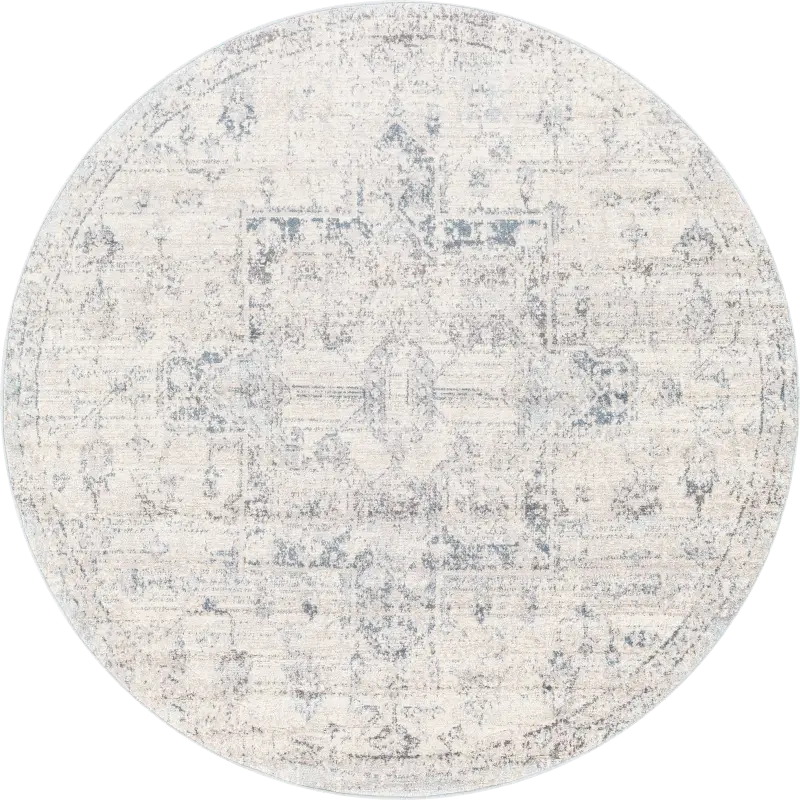 Aloria II Cream 6'7 Round Rug