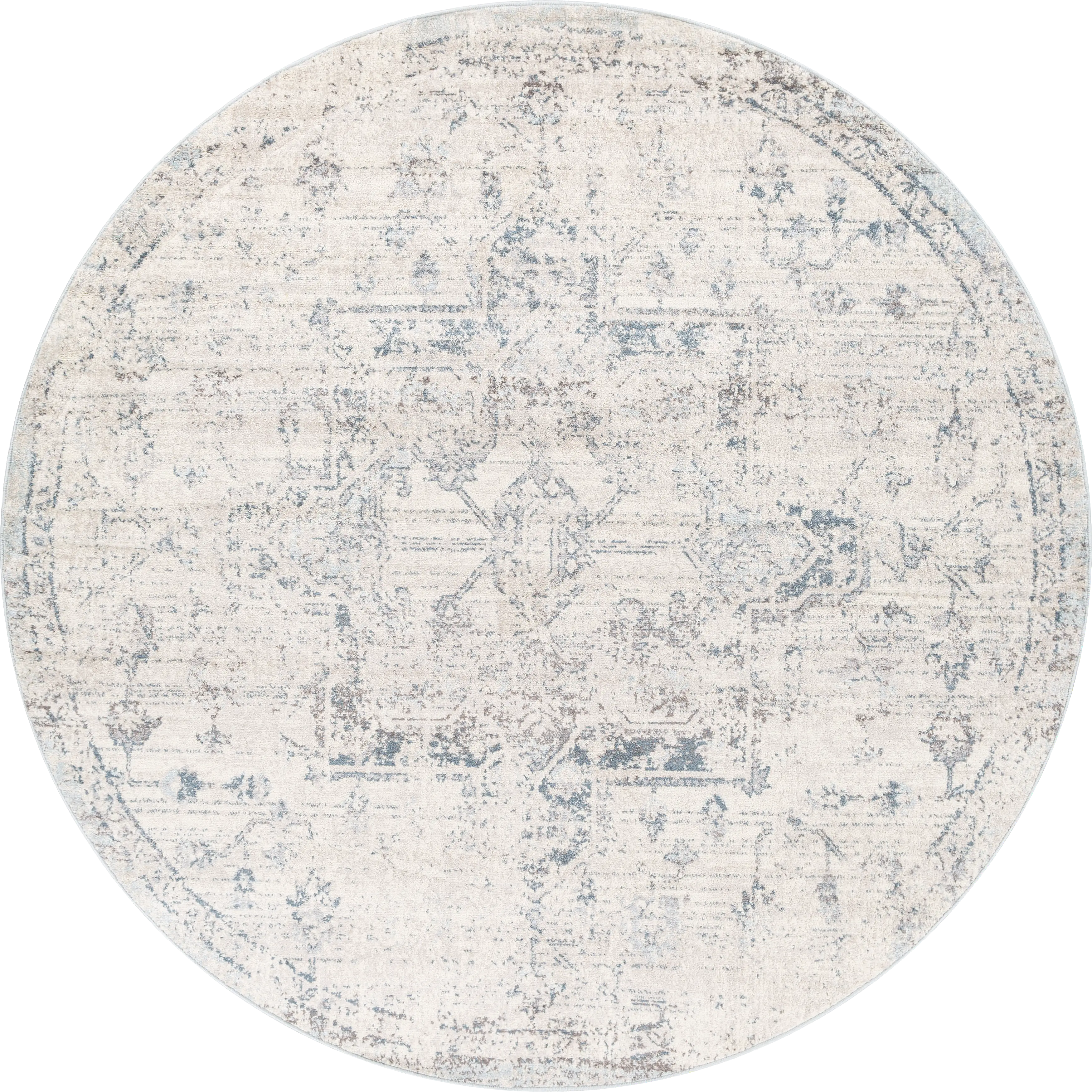 Aloria II Cream 7'10 Round Rug
