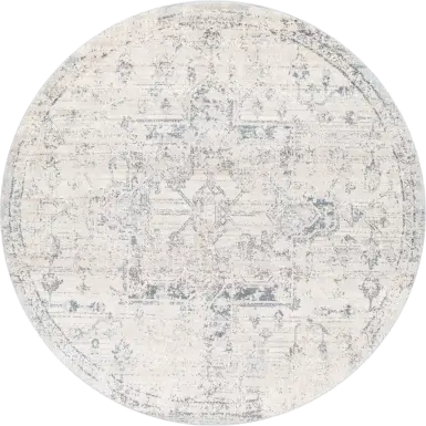 Aloria II Cream 7'10 Round Rug