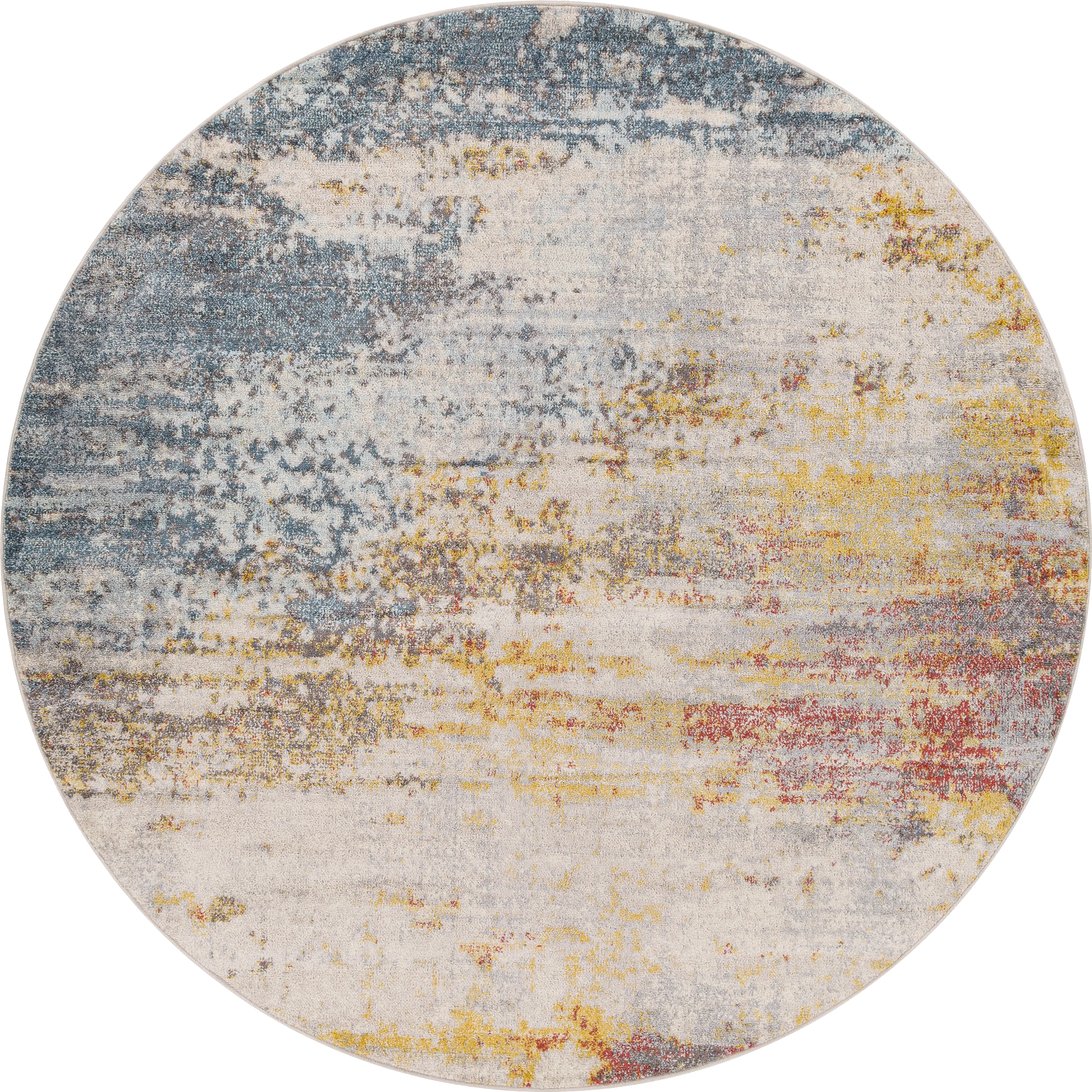 Gavien Cream 7'10 Round Rug
