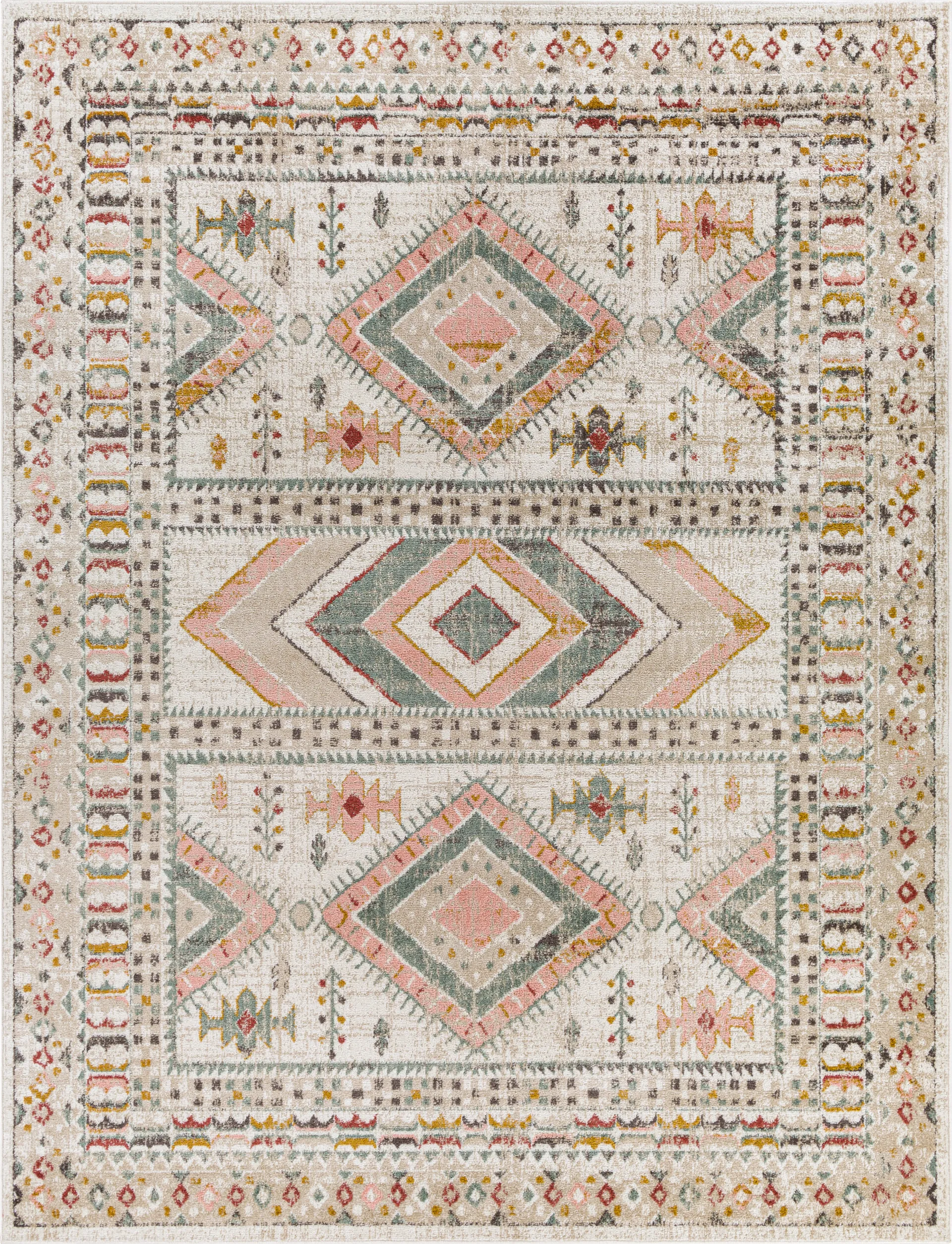 Aloria IV Beige 7'10 x 10'3 Rug - Image 1