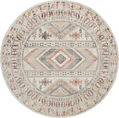 Aloria IV Beige 5'3 Round Rug
