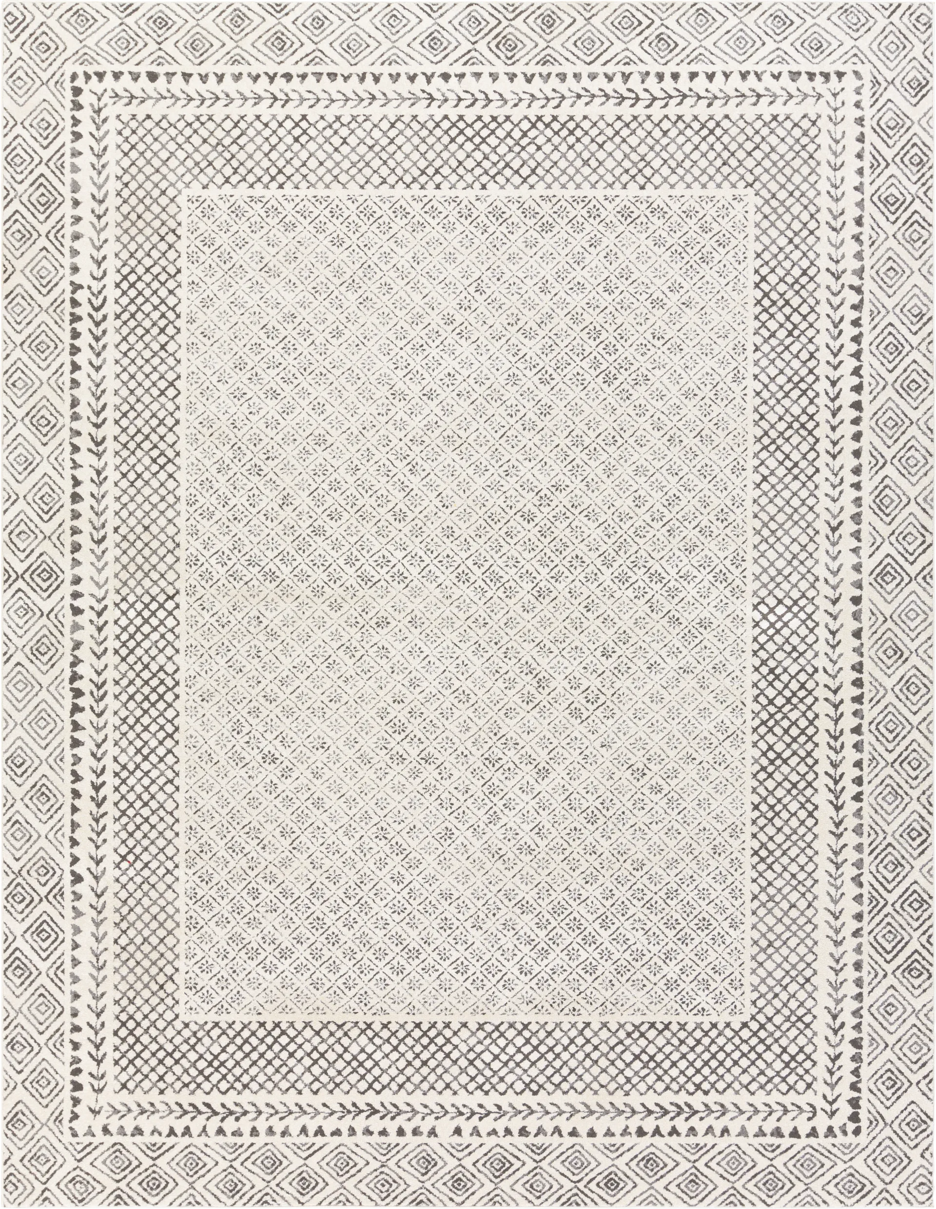 Elnaria Charcoal 7'10 x 10'2 Rug - Image 1
