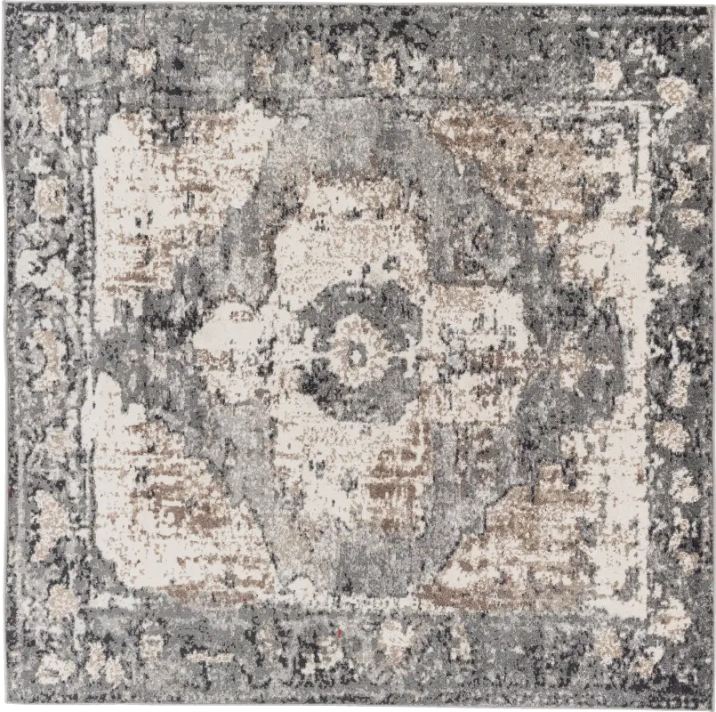 Elseina I Charcoal 7'10 Square Rug