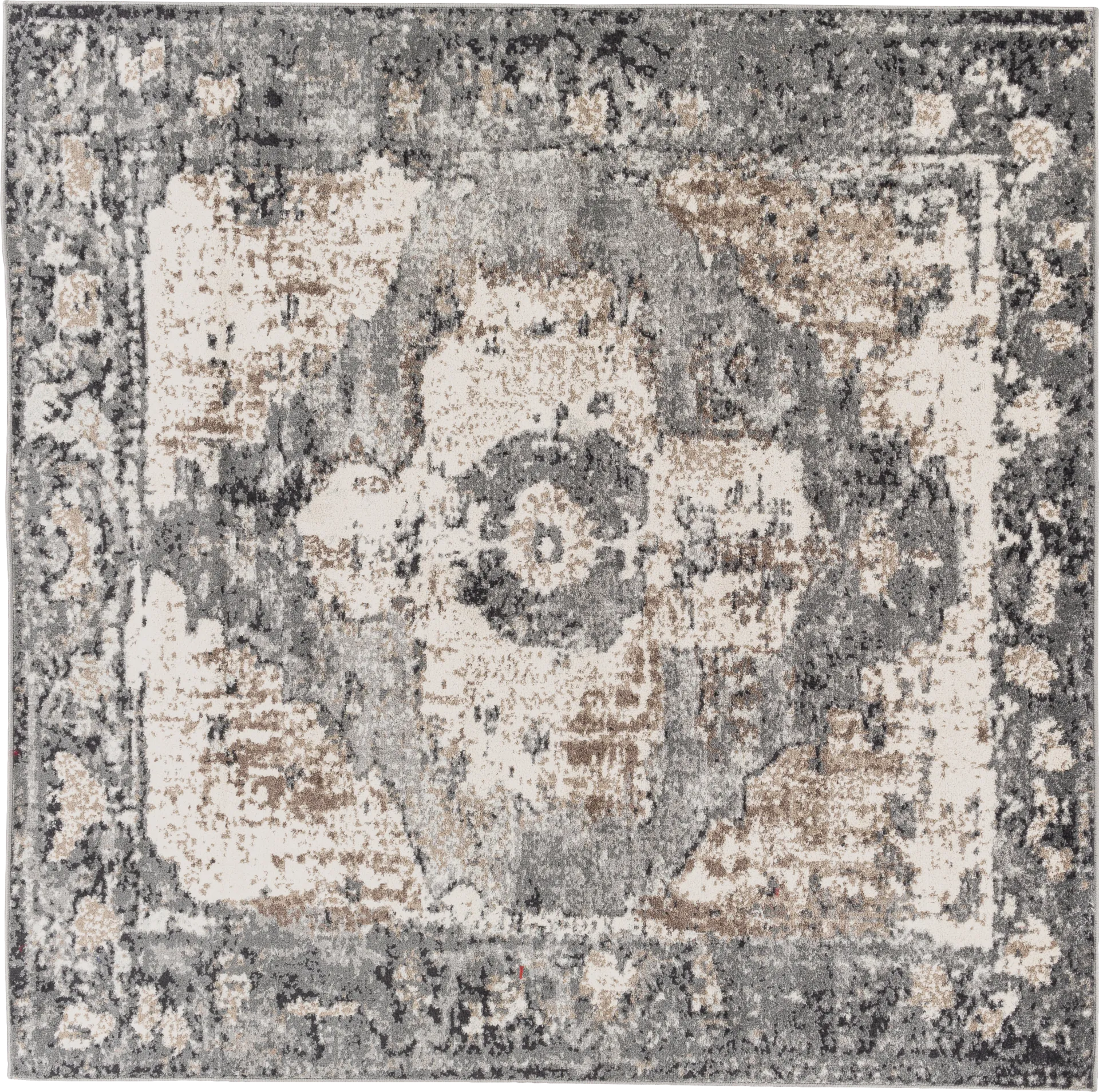 Elseina I Charcoal 7'10 Square Rug - Image 1
