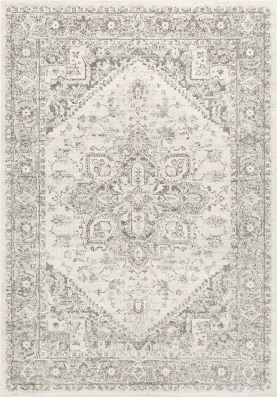 Lara Elle Gray 6'7 x 9' Rug