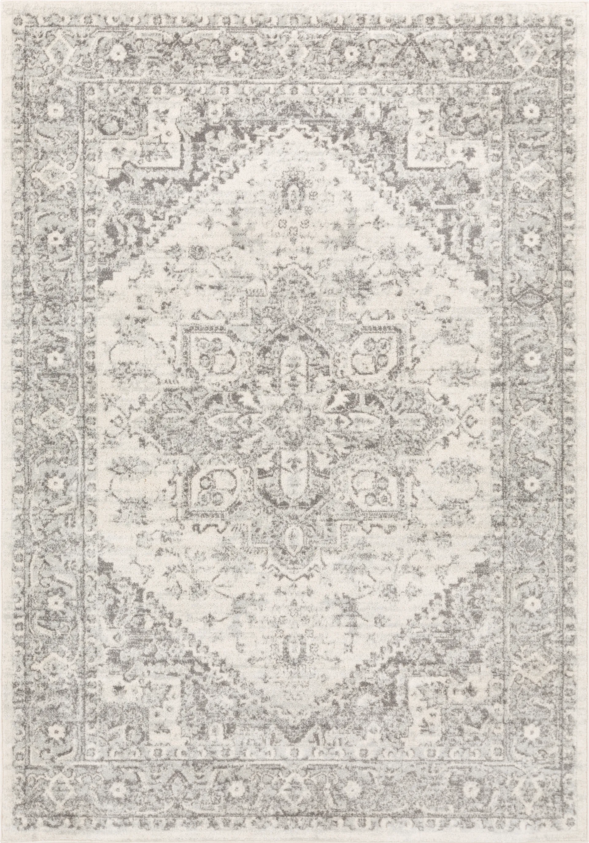 Lara Elle Gray 5'3 x 7'3 Rug - Image 1