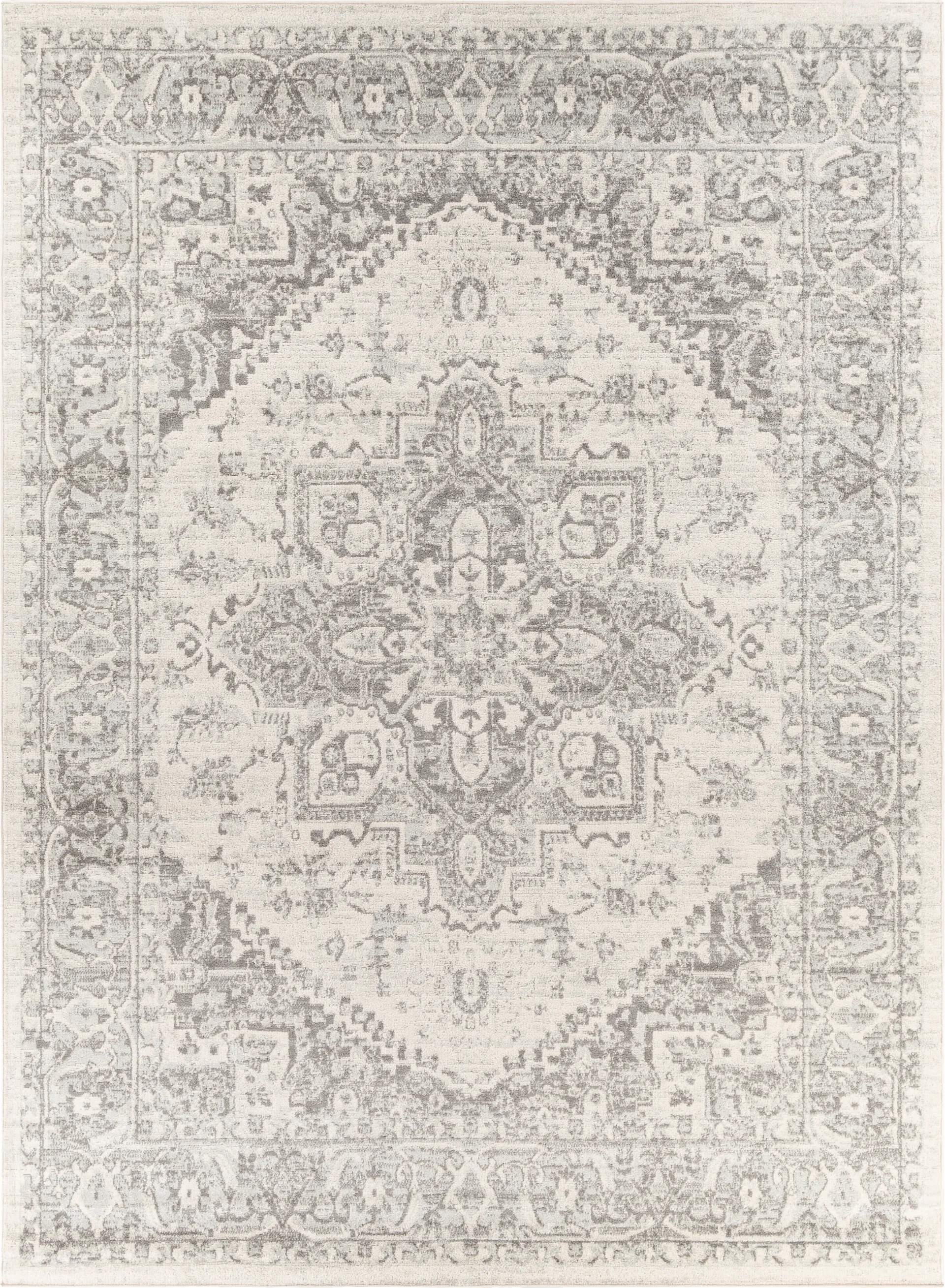 Lara Elle Gray 7'10 x 10'3 Rug - Image 1