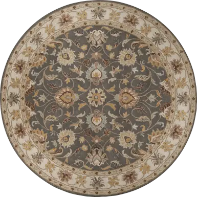 Belinera Brown 8' Round Rug