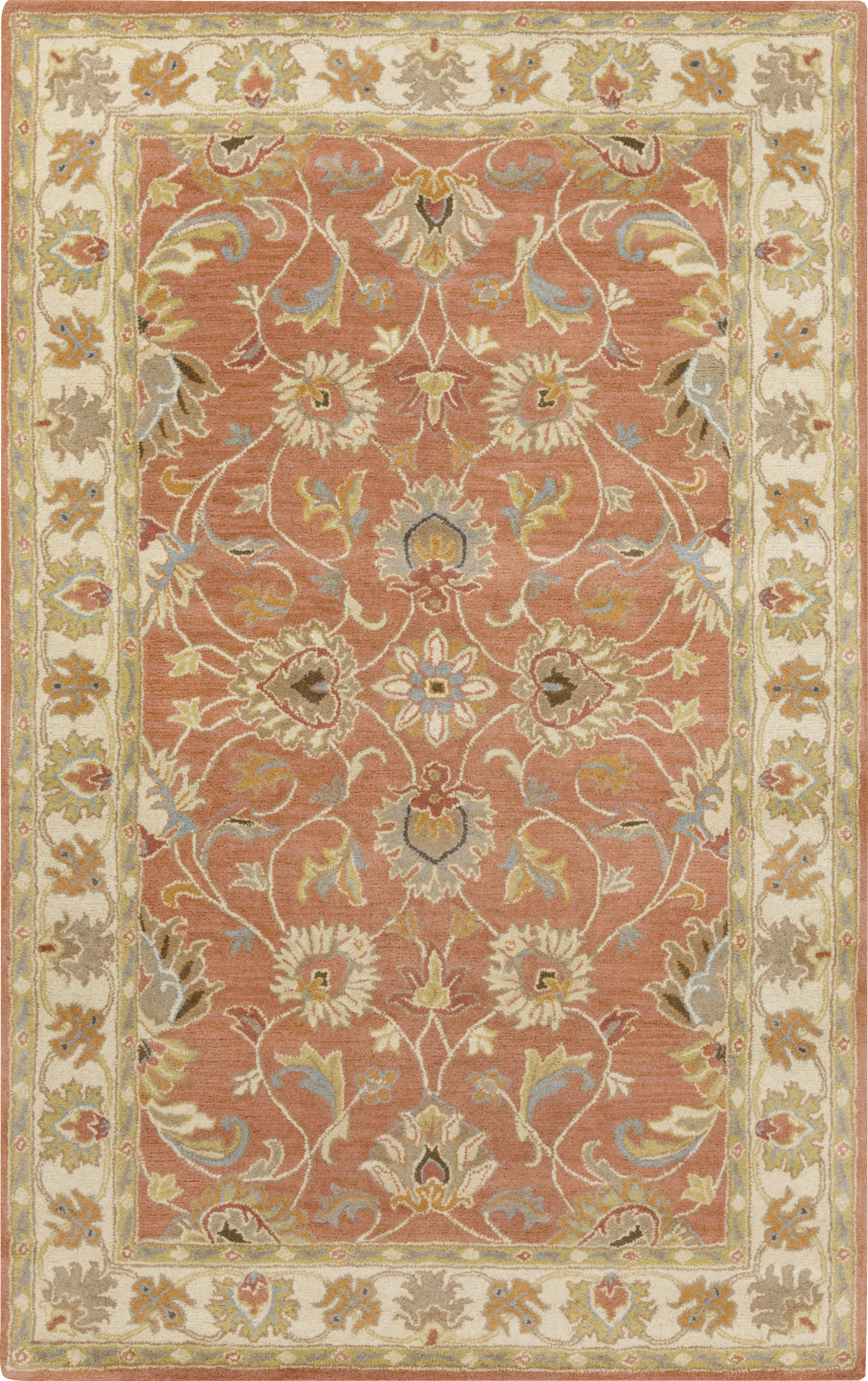 Belinera Orange 4' x 6' Rug - Image 1