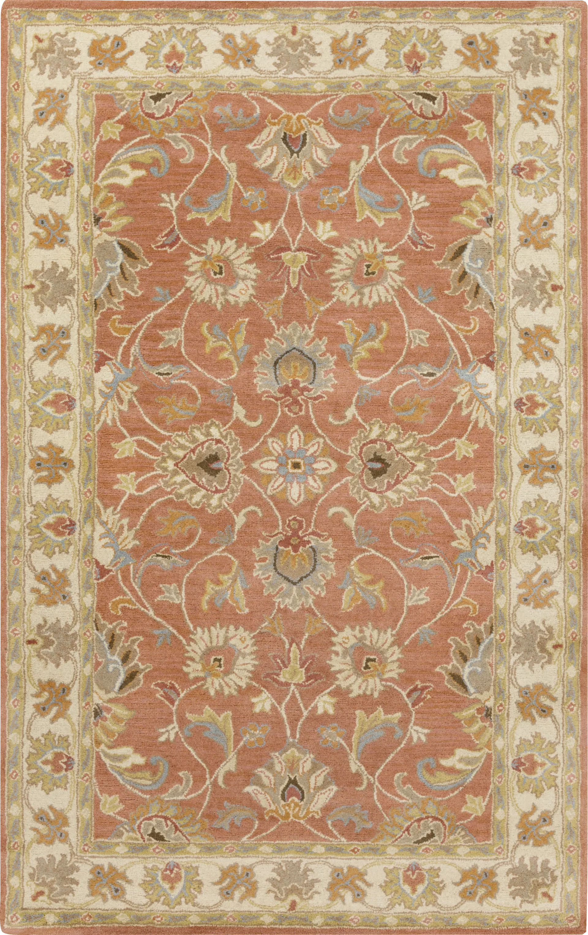 Belinera Orange 4' x 6' Rug