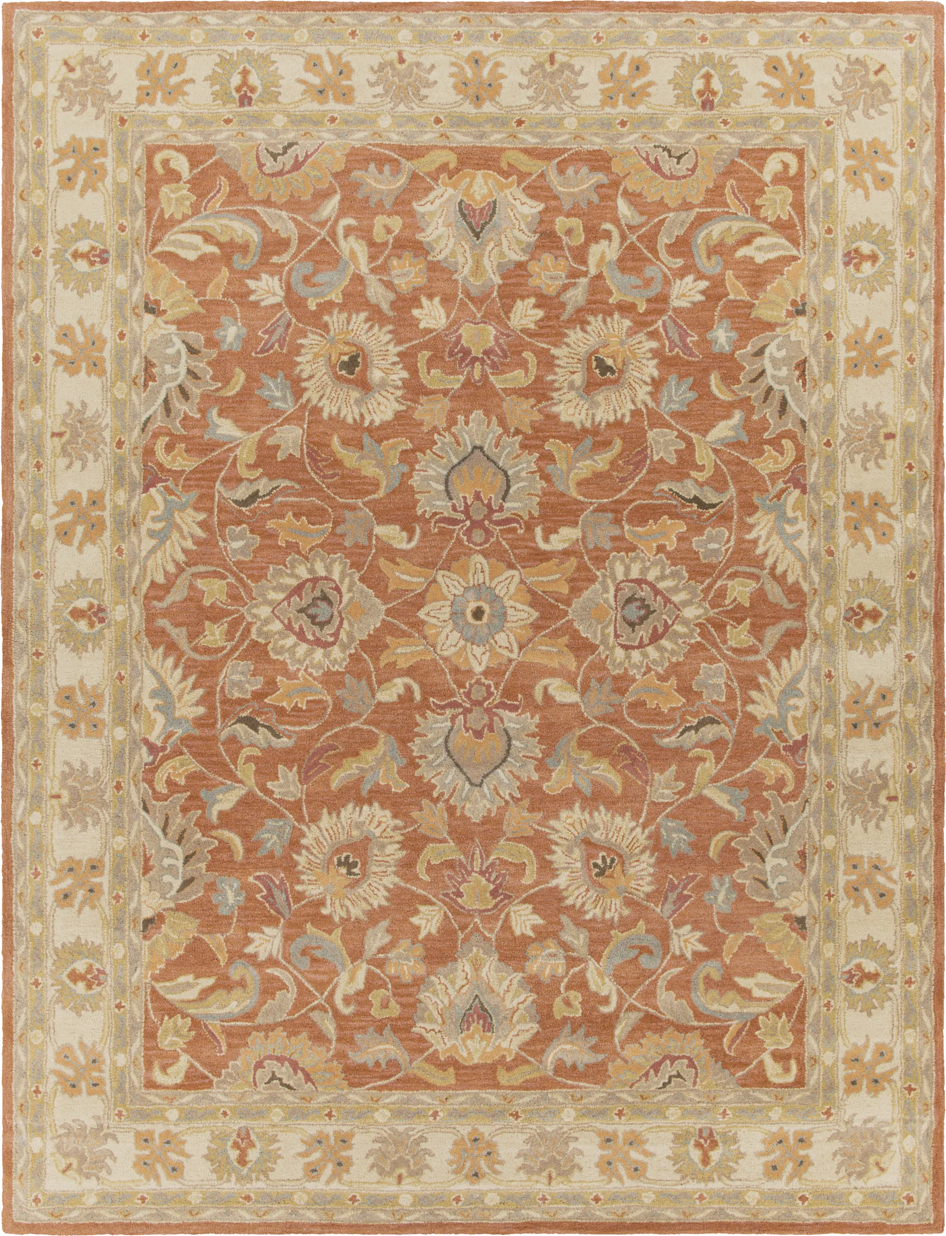 Belinera Orange 7'6 x 9'6 Rug - Image 1