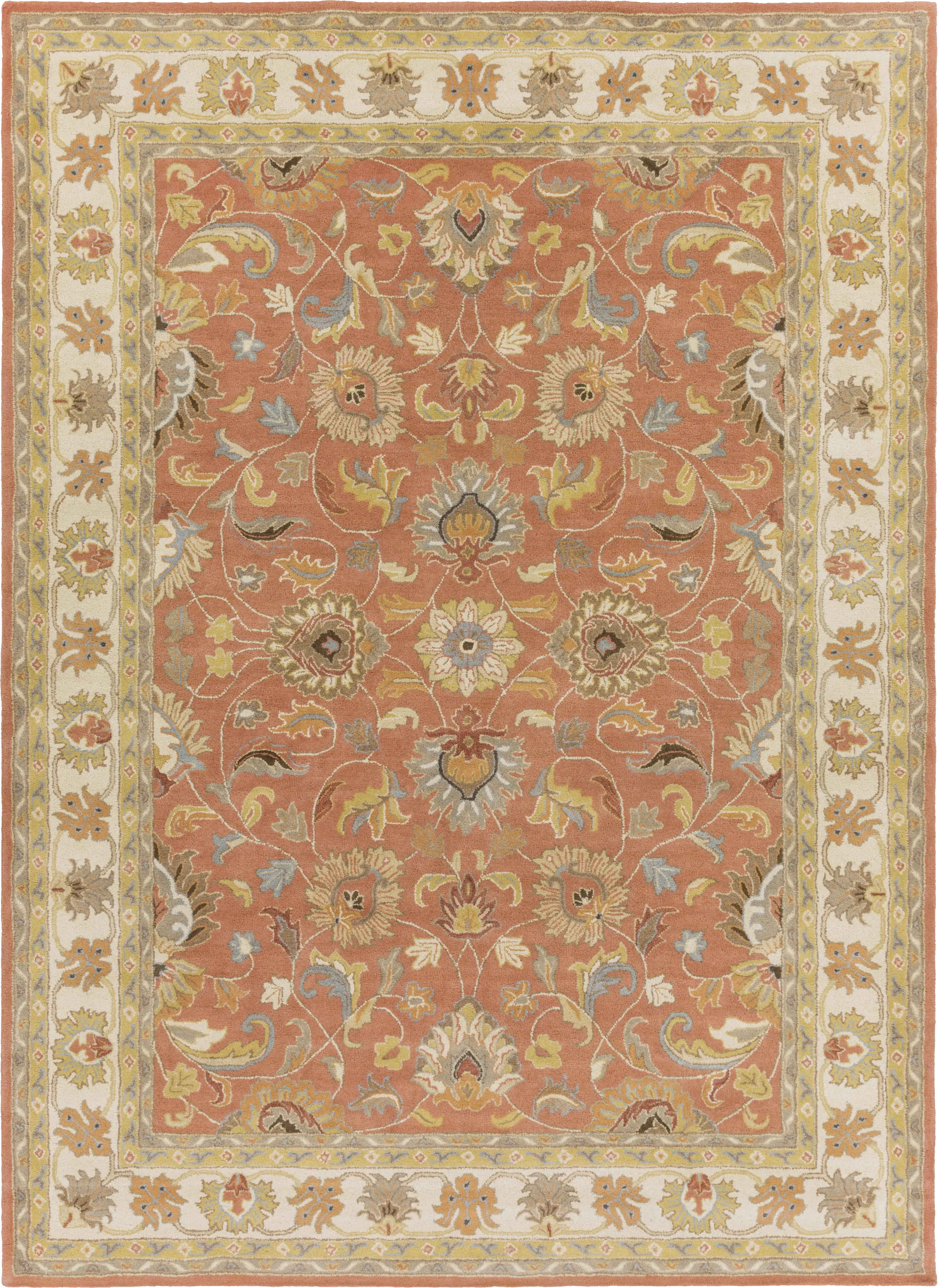 Belinera Orange 8' x 11' Rug - Thumbnail - Image 1