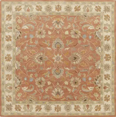 Belinera Orange 8' Square Rug