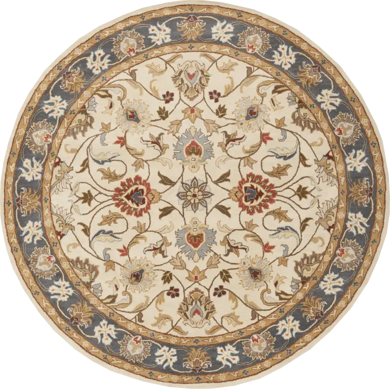 Belinera Beige 8' Round Rug