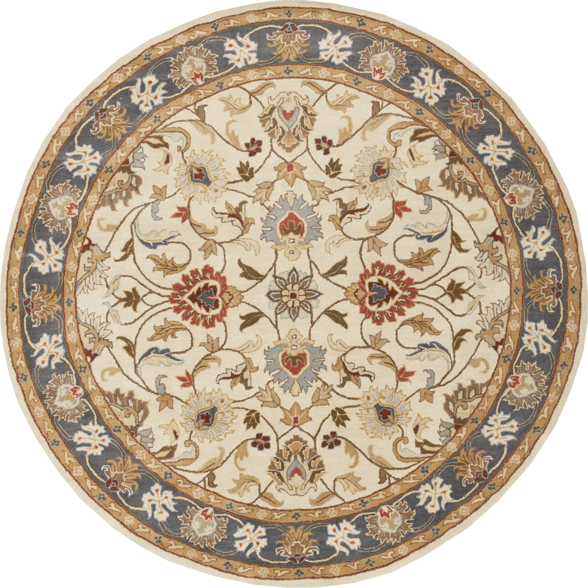 Belinera Beige 8' Round Rug