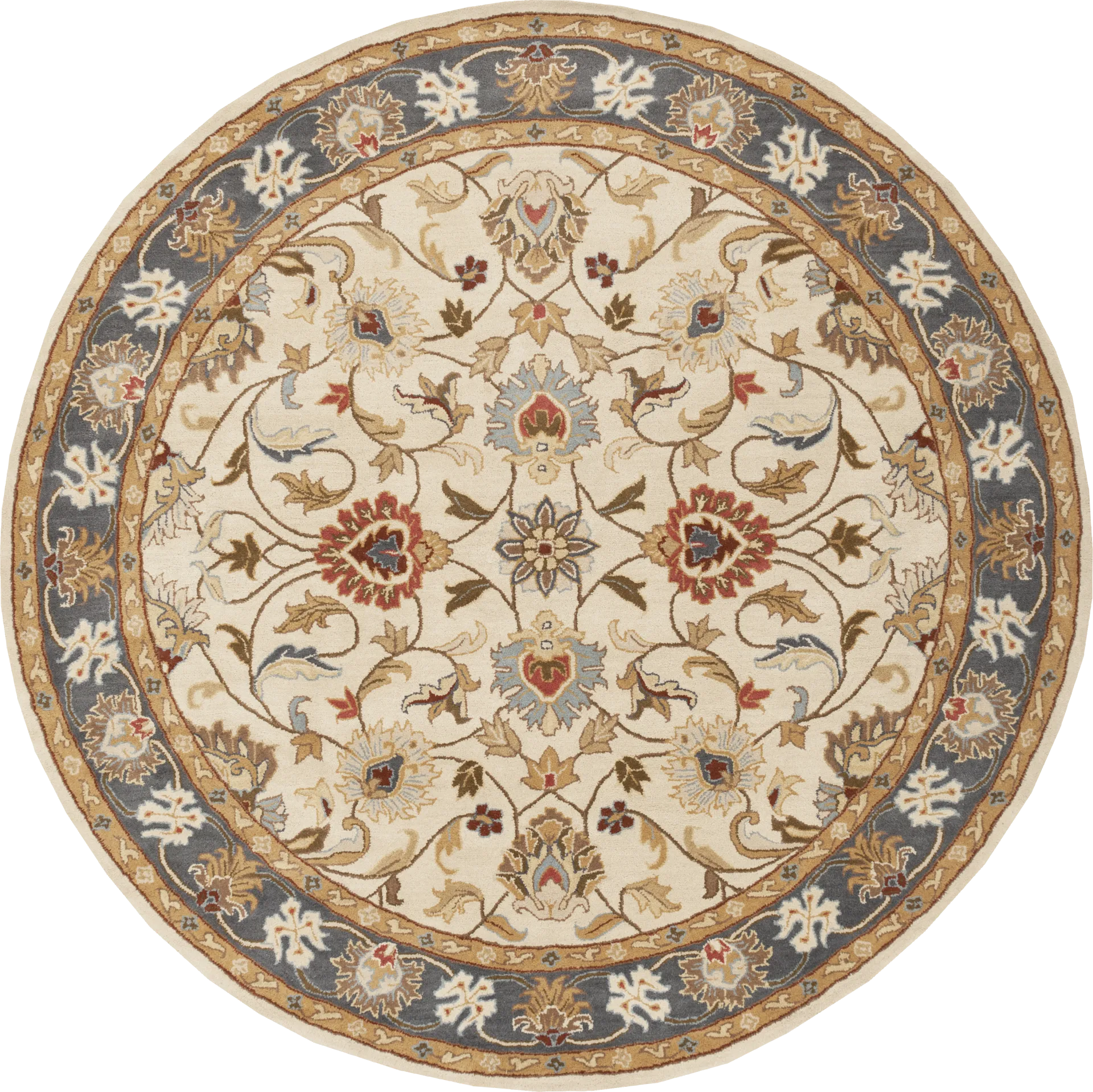Belinera Beige 8' Round Rug - Image 1