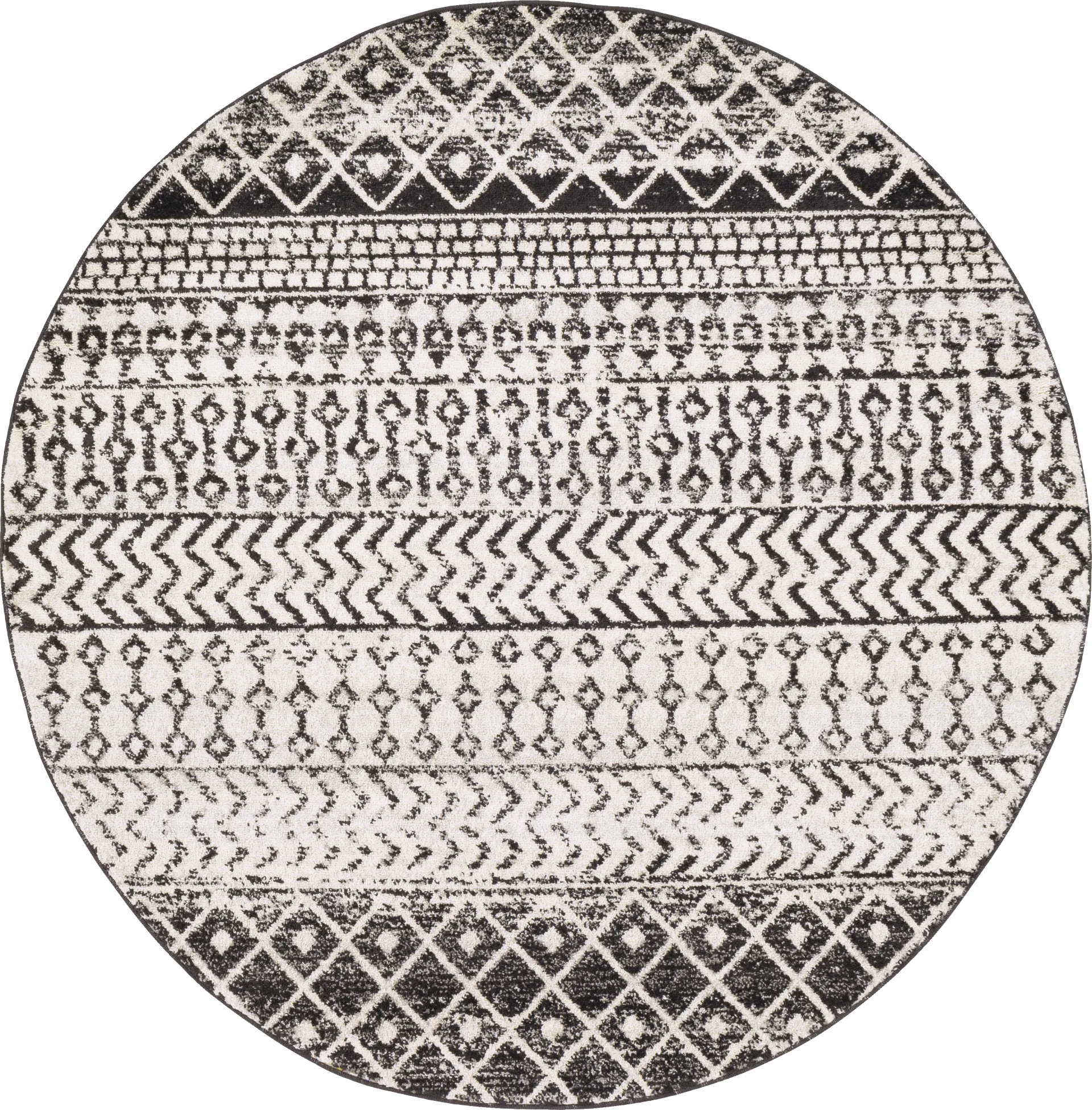 Chelsina I Gray 4' Round Rug - Image 1