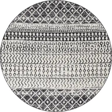 Chelsina I Gray 6' Round Rug