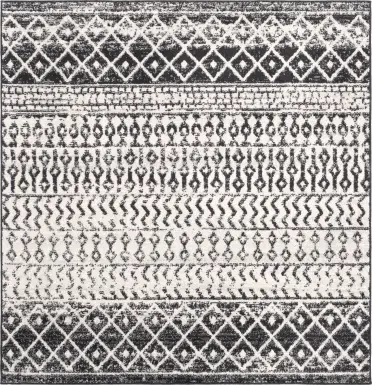 Chelsina I Gray 5' Square Rug