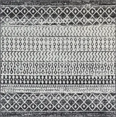 Chelsina I Gray 6' Square Rug