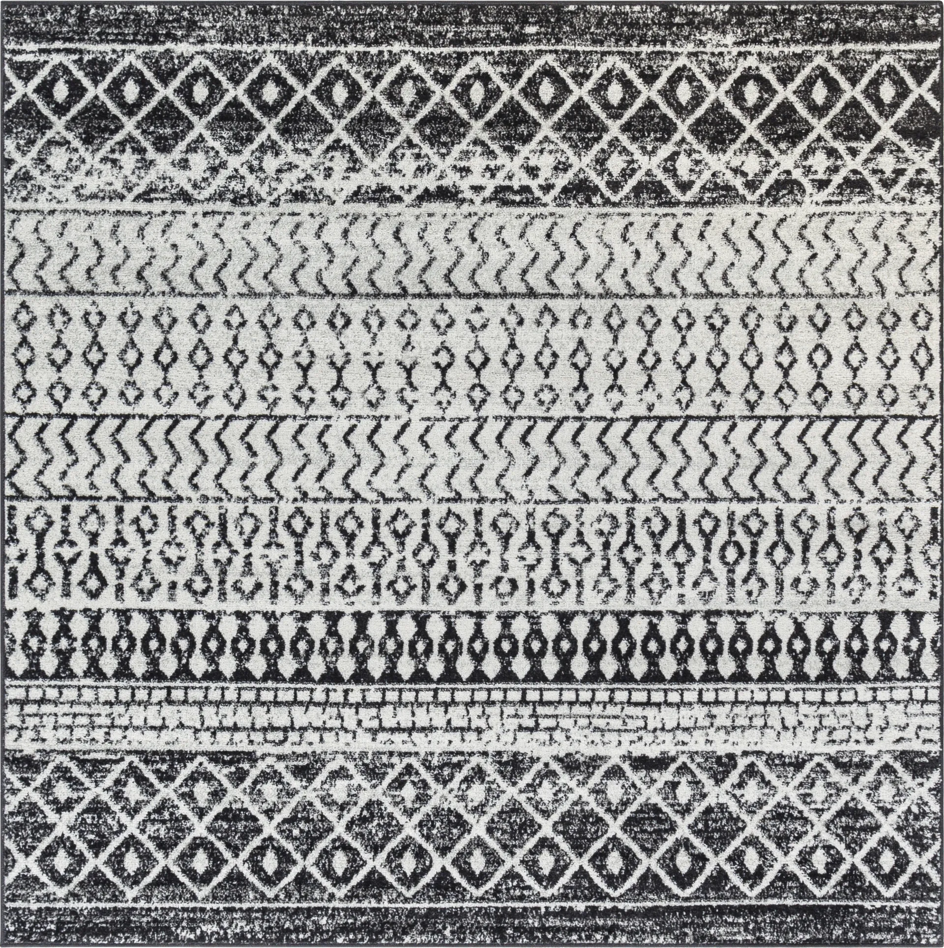 Chelsina I Gray 6' Square Rug - Image 1