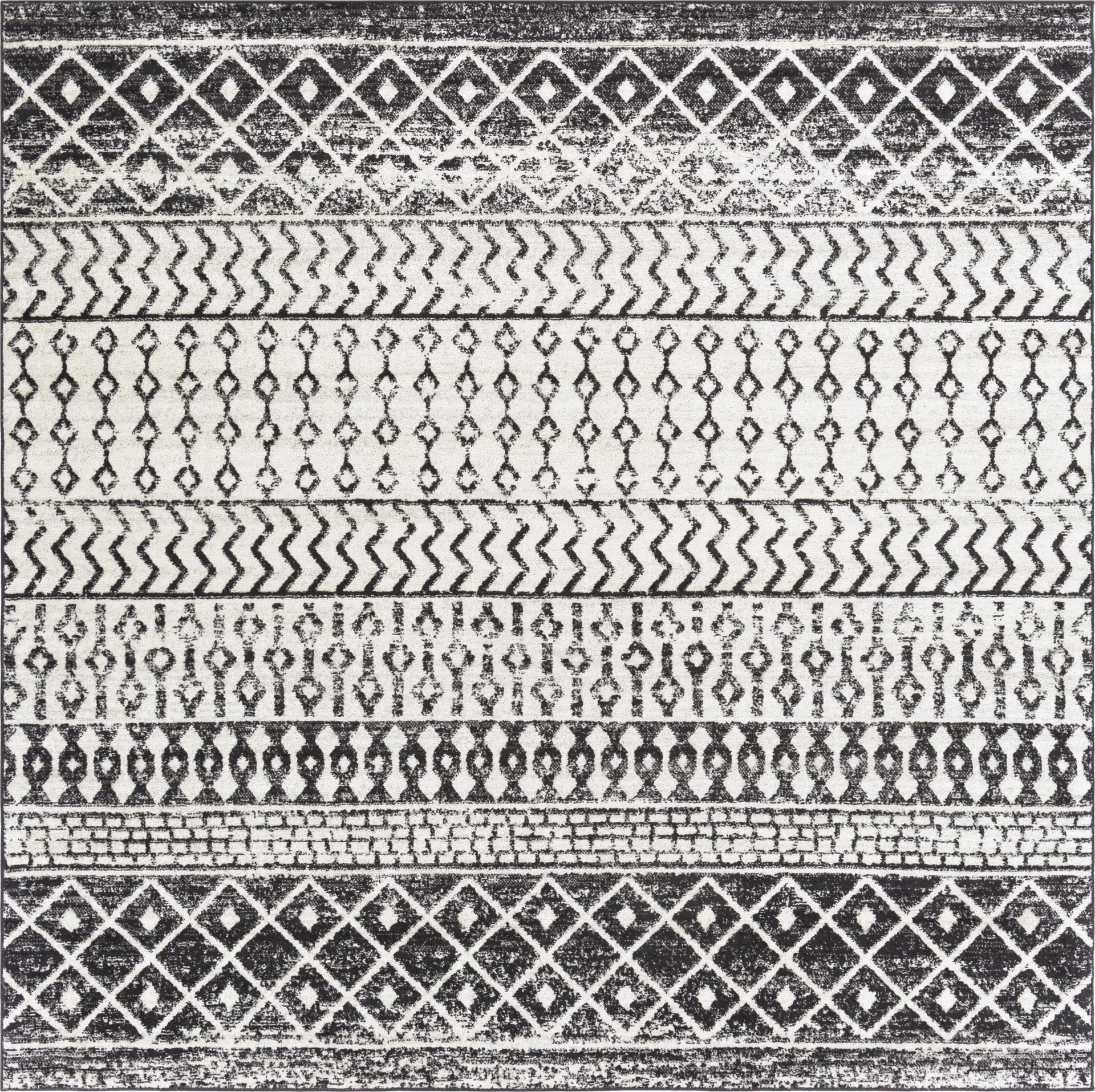 Chelsina I Gray 7'10 Square Rug