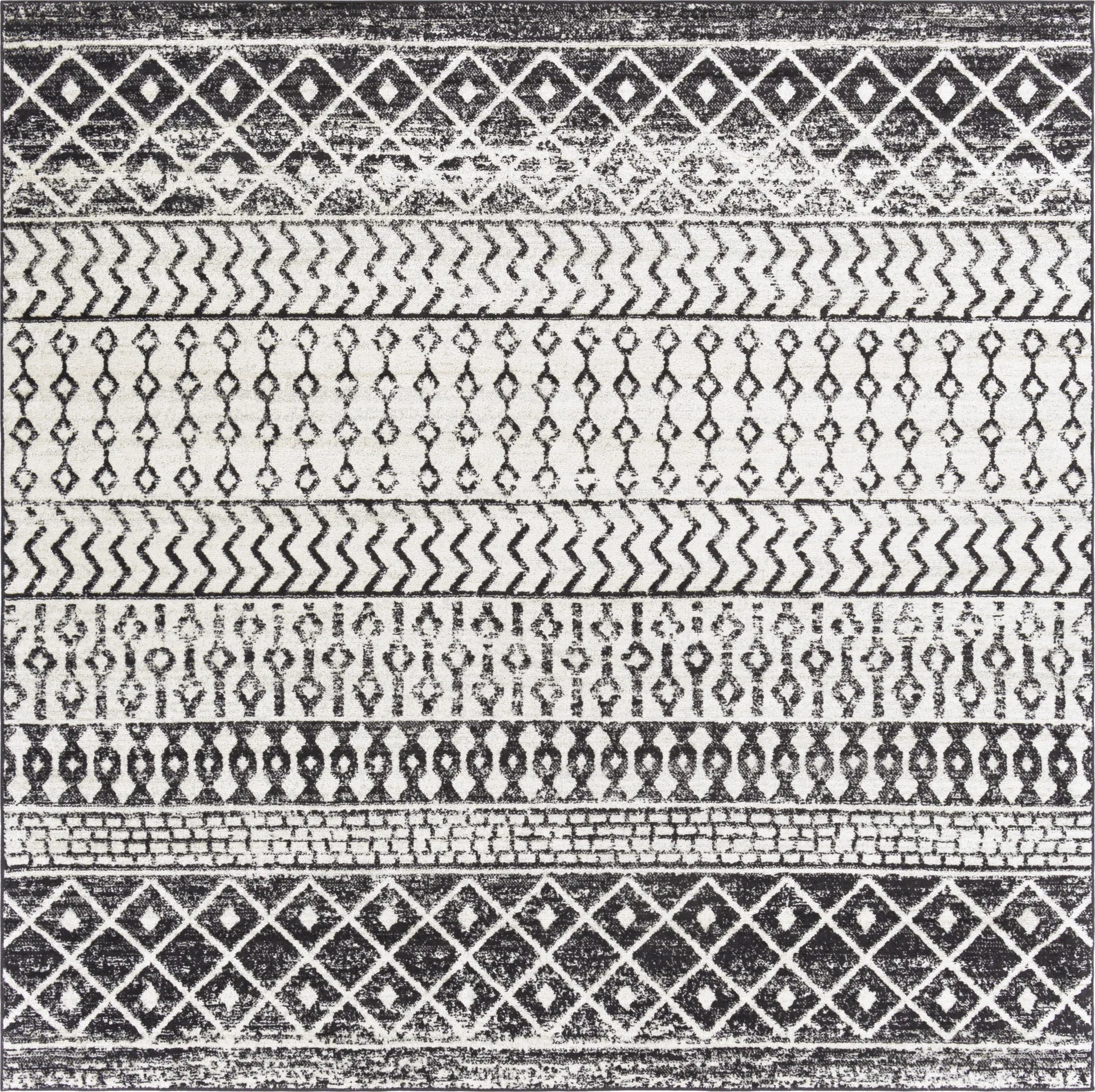 Chelsina I Gray 7'10 Square Rug - Image 1