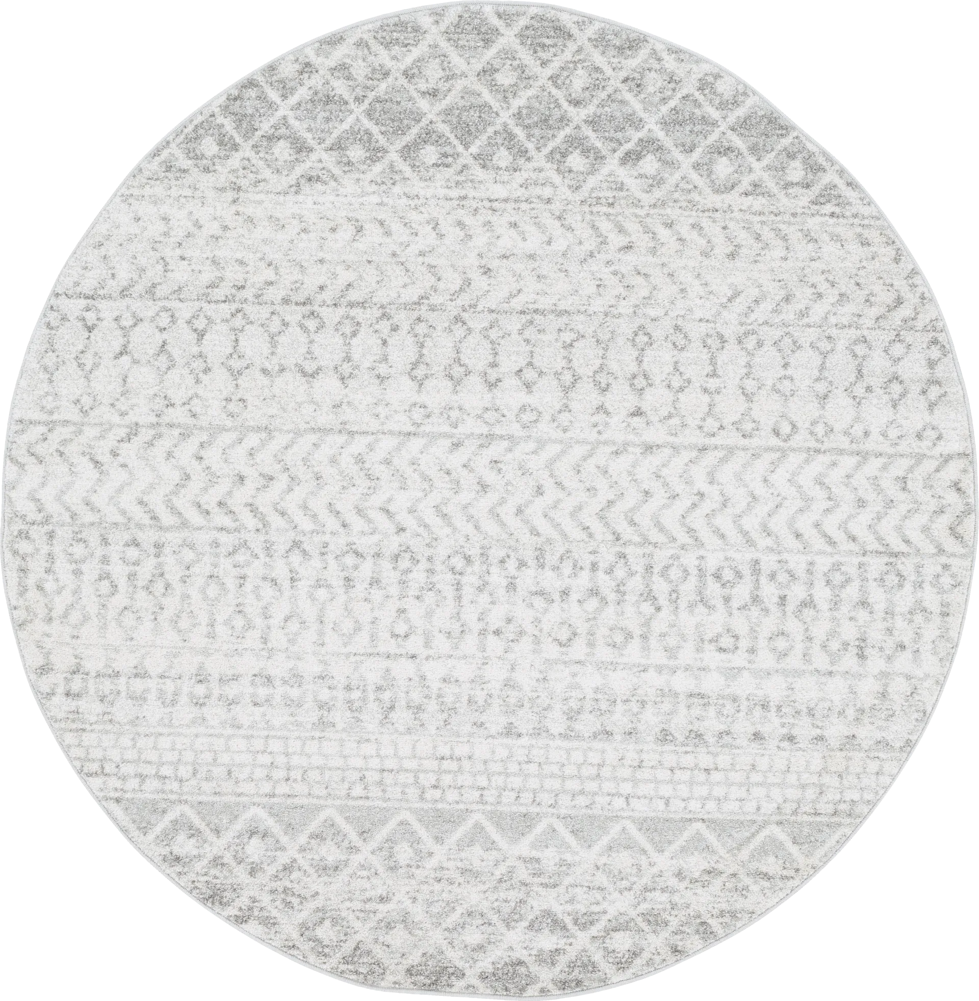 Chelsina I Light Gray 6' Round Rug - Image 1