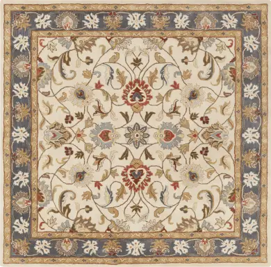 Belinera Beige 4' Square Rug
