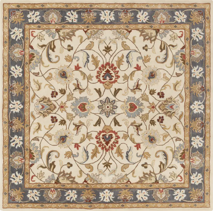 Belinera Beige 8' Square Rug