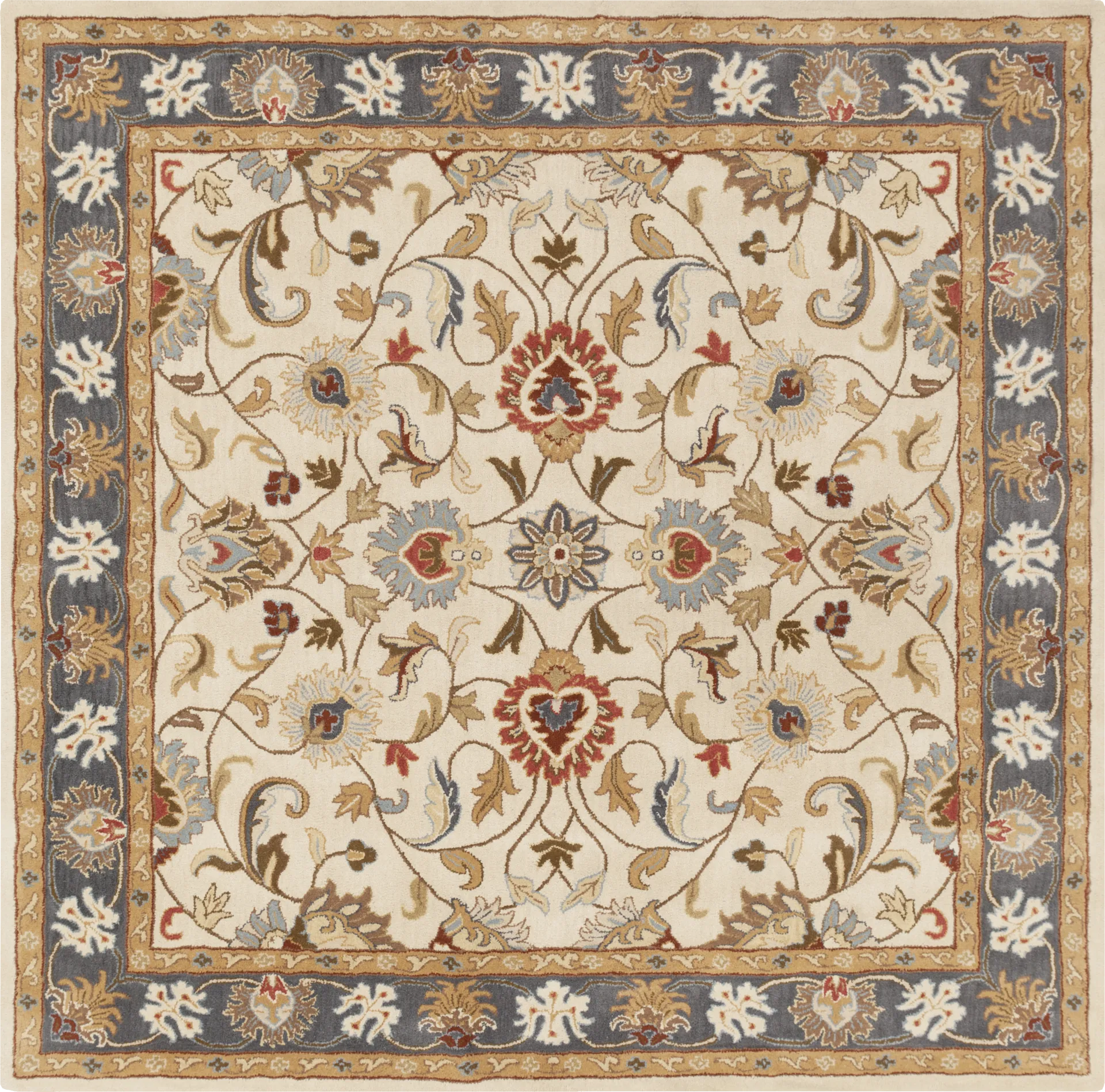 Belinera Beige 8' Square Rug - Image 1