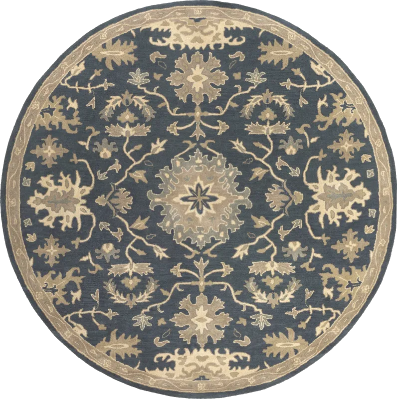 Belinera IV Navy 8' Round Rug