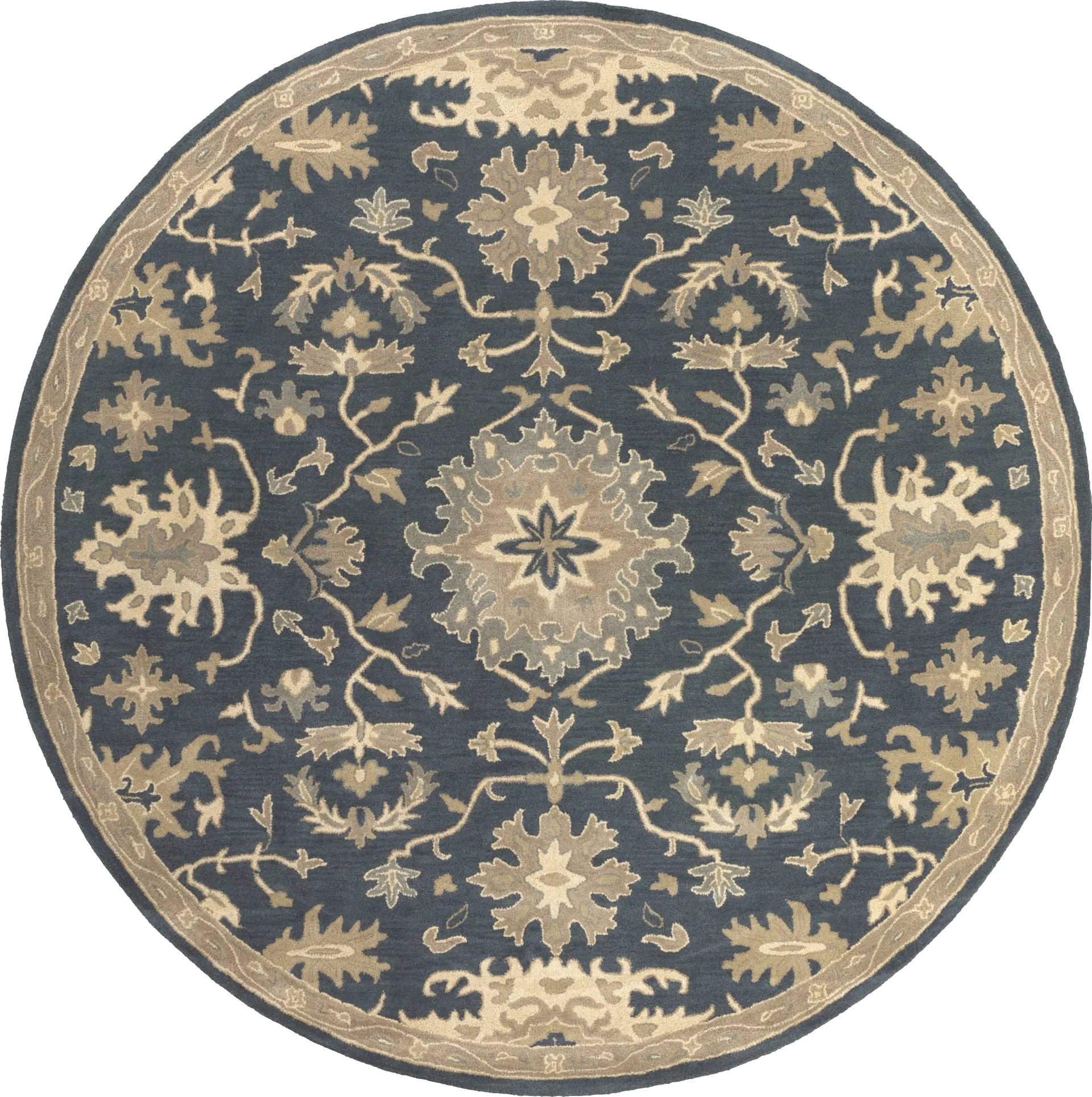Belinera IV Navy 4' Round Rug