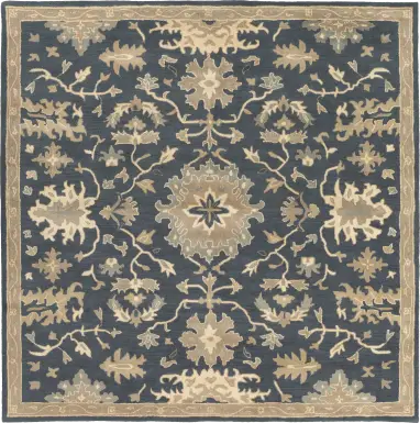 Belinera IV Navy 4' Square Rug