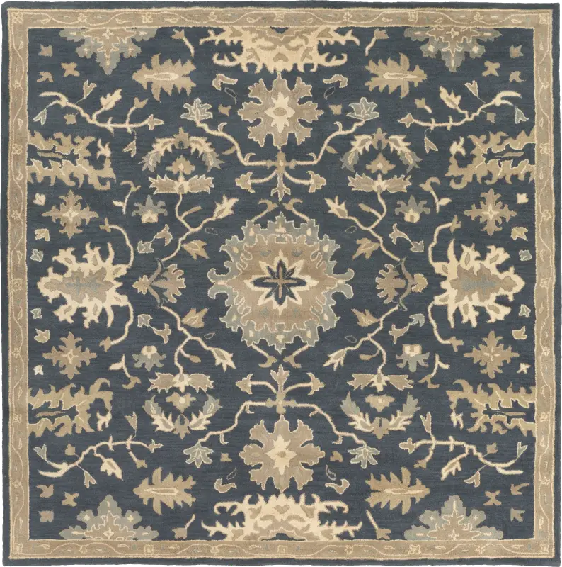 Belinera IV Navy 4' Square Rug