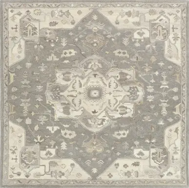 Belinera V Beige 8' Square Rug