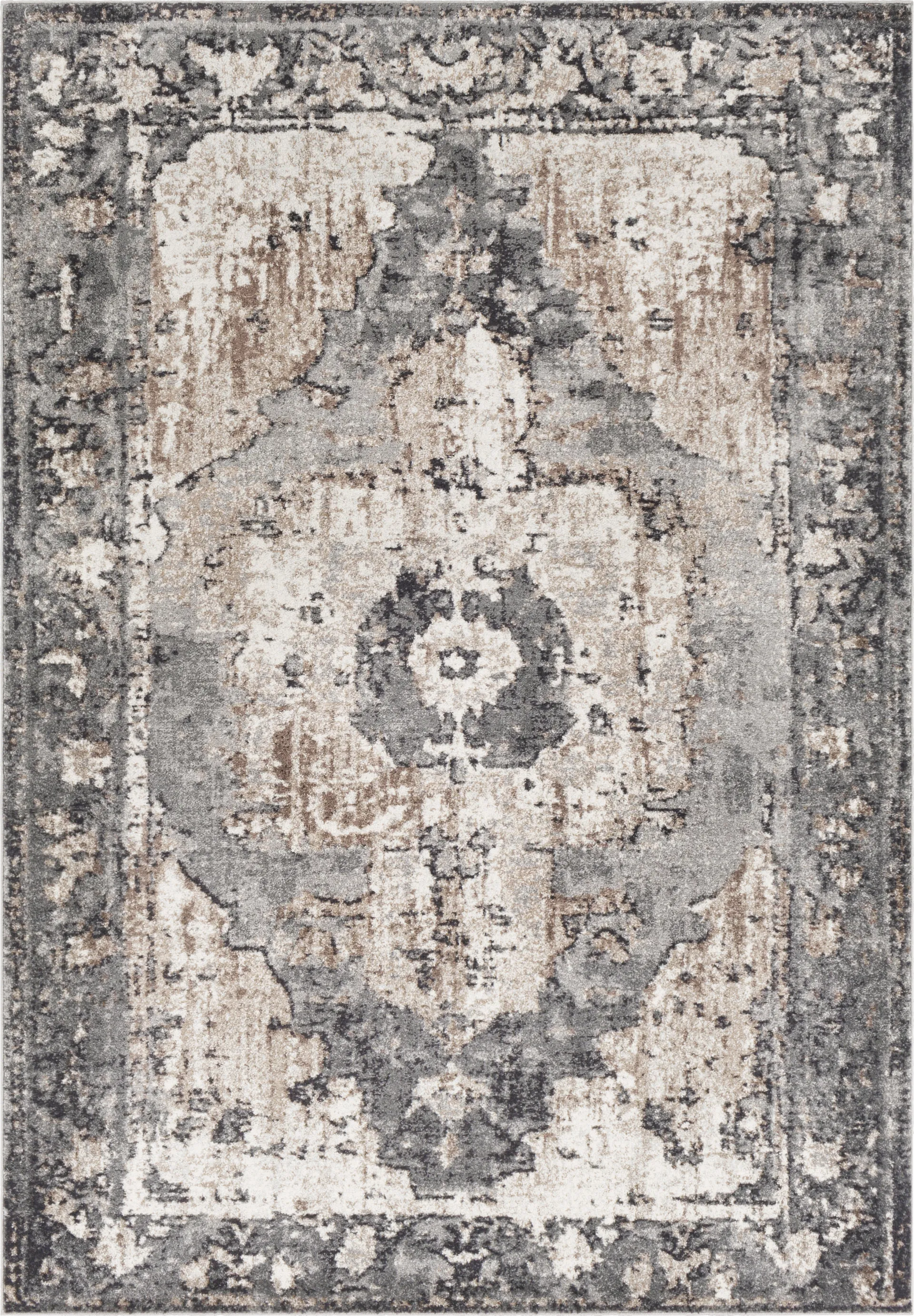 Elseina I Charcoal 4'7 x 5'7 Rug - Image 1