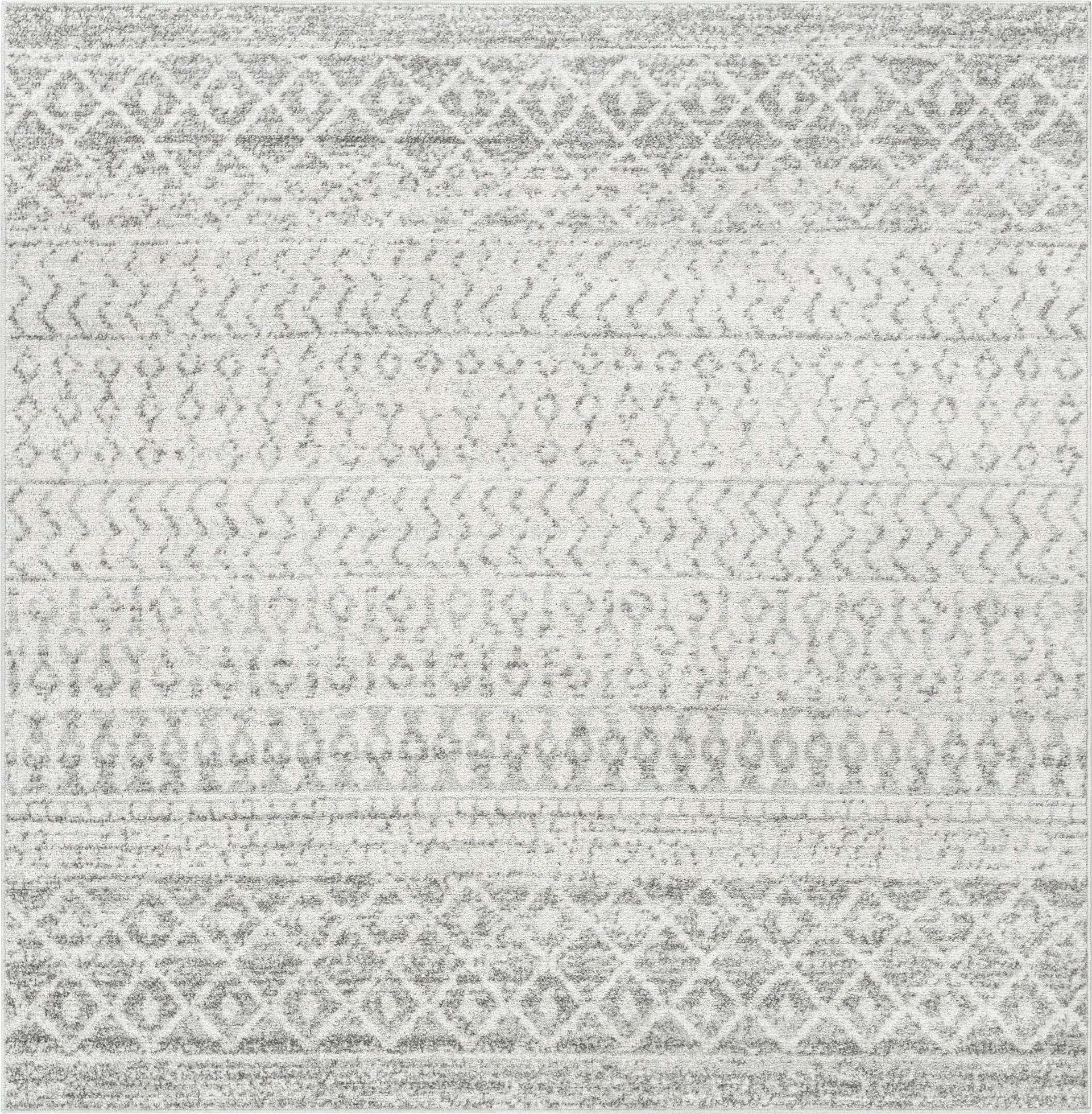 Chelsina I Light Gray 6' Square Rug - Image 1