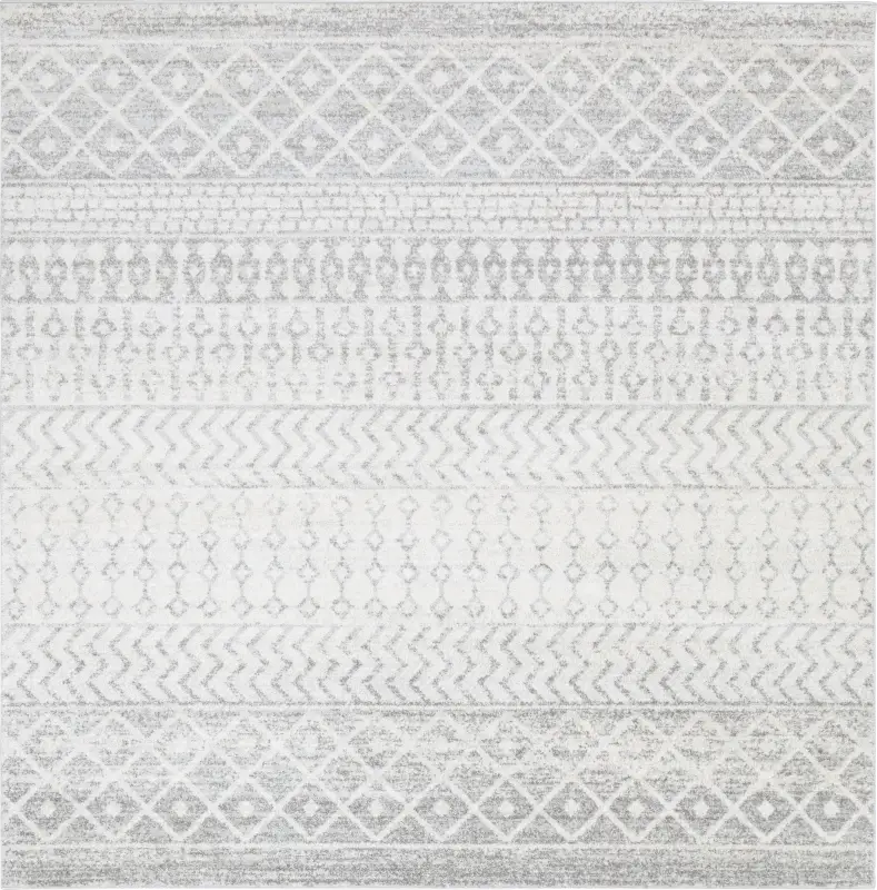 Chelsina I Light Gray 7'10 Square Rug